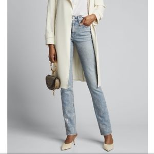 Hudson high rise Holly straight leg jeans